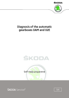 Skoda SSP - 094_Diagnosis of the automatic gearboxes 0AM and 02E